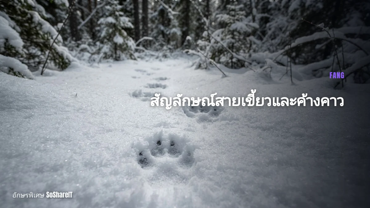 สัญลักษณ์สายเขี้ยวและค้างคาว — FANG อักษรพิเศษ