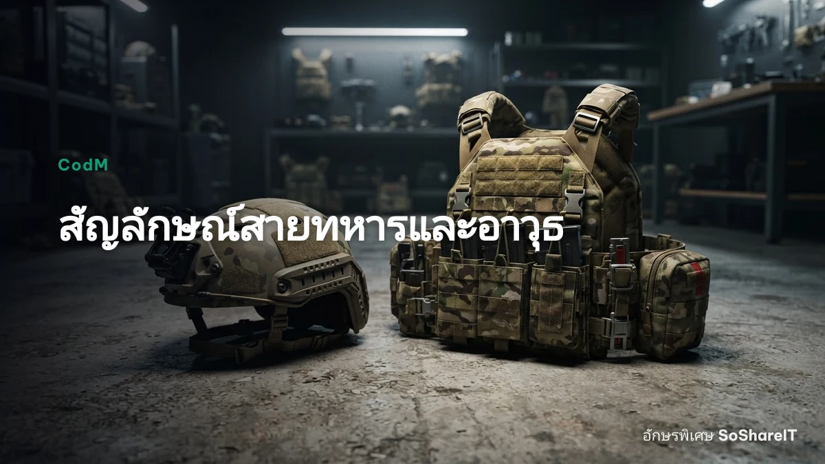สัญลักษณ์สายทหารและอาวุธ — CodM อักษรพิเศษ