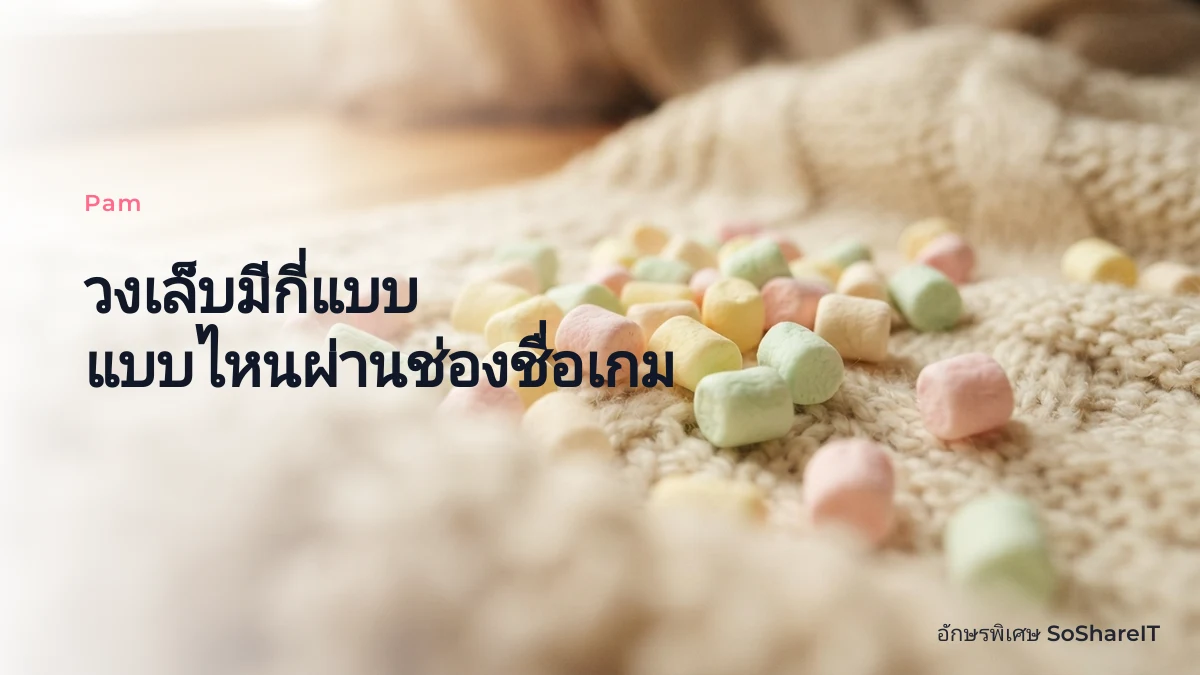 วงเล็บมีกี่แบบ แบบไหนผ่านช่องชื่อเกม — Pam อักษรพิเศษ
